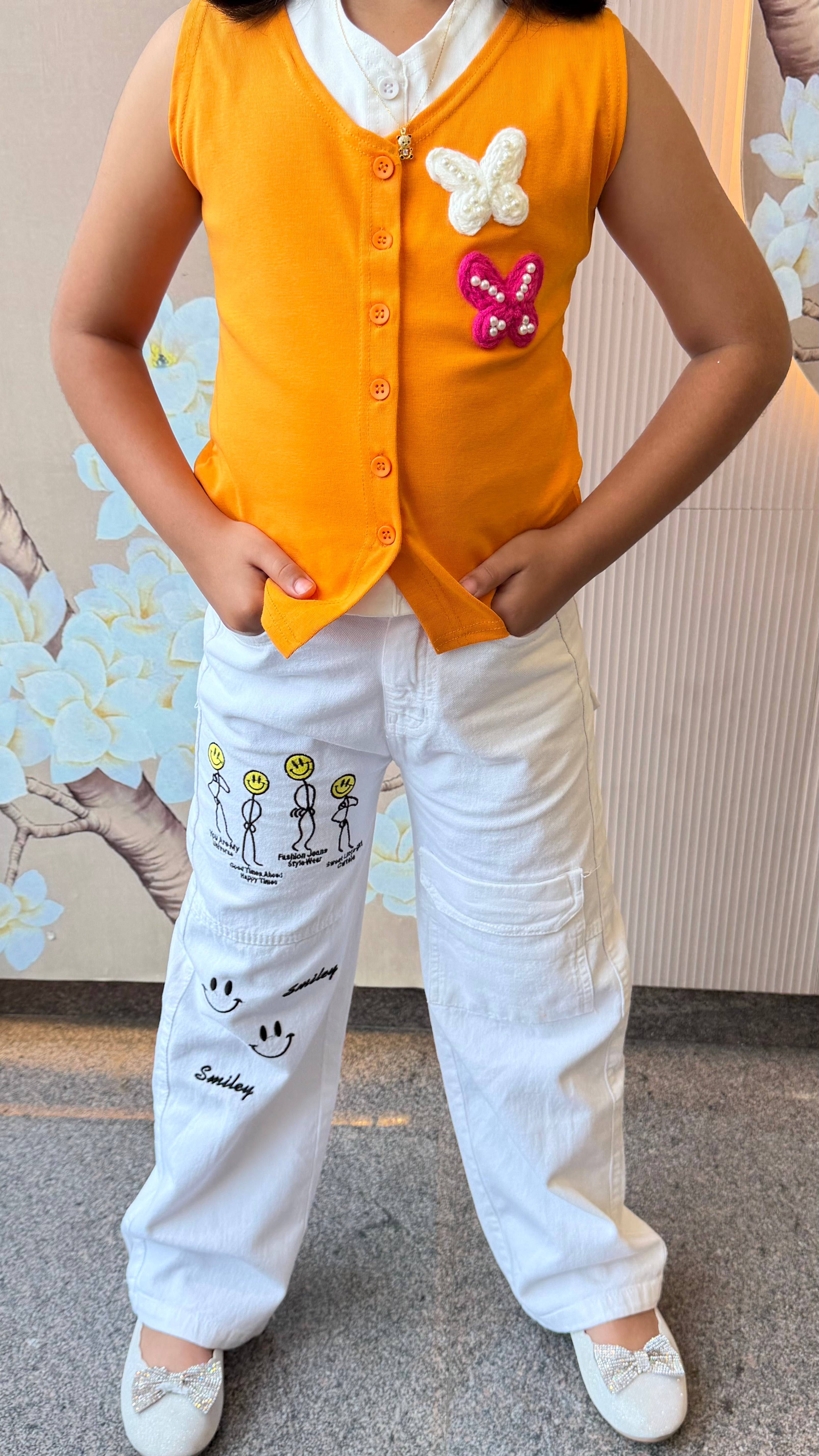 Smart stretchable comfort cotton denim with pockets
